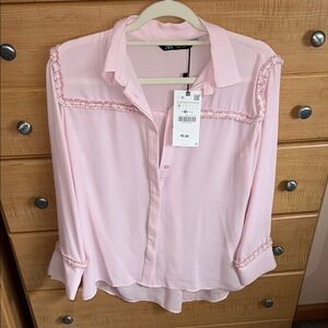 Zara Pink Women's Top